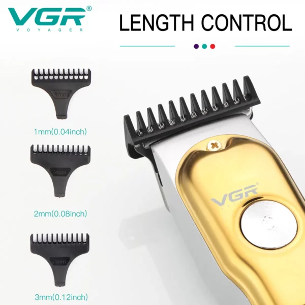 VGR V-290 Tondeuse à cheveux à affichage numérique pour hommes – Image 4