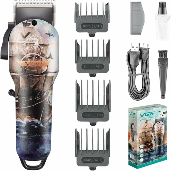 VGR V-690 Professional Hair Clipper | Cordless Hair Clipper for Men’s | Runtime: 150 min