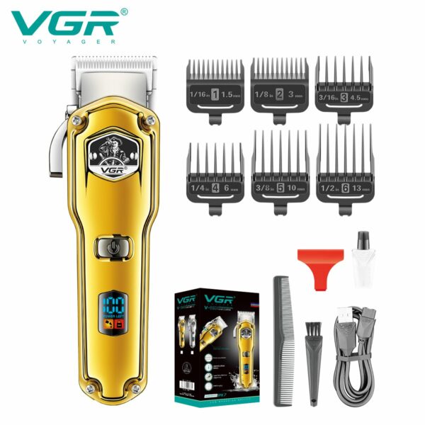 Tondeuses Cheveux Professionelle pour Homme, Cheuveux, Barbe, VGR V-693