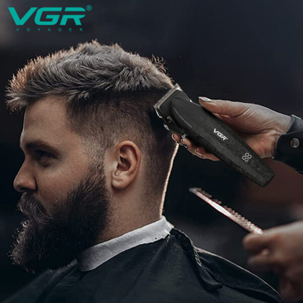 VGR 640 Tondeuse à cheveux Professionnelle Pour Hommes, Ensemble Tondeuse – Image 8