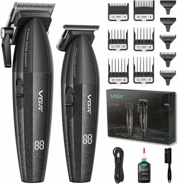 VGR 640 Tondeuse à cheveux Professionnelle Pour Hommes, Ensemble Tondeuse – Image 5